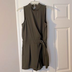 TopShop olive green romper